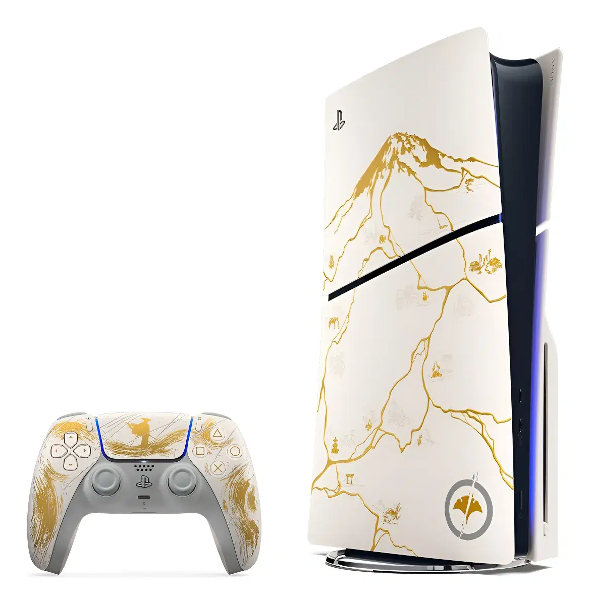 Consola PlayStation 5 Edición Limitada Oro de Ghost of Yotei